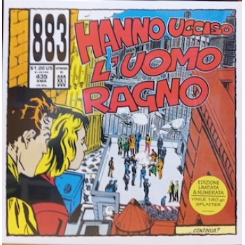 HANNO UCCISO L'UOMO RAGNO - RED WITH BLUE SPLATTER