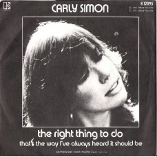 THE RIGHT THING TO DO - 7" ITALY
