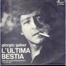 L'ULTIMA BESTIA / MARIA GIOVANNA - 7" ITALY