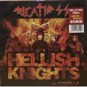 HELLISH KNIGHTS / GODZILLA - 7" BLACK/RED SPLATTER