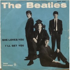 SHE LOVES YOU / I'LL GET YOU - 7" ITALY