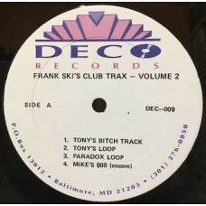 FRANK SKI'S CLUB TRAX - VOLUME 2 - 12" USA
