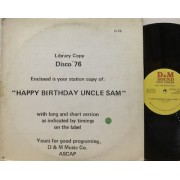 HAPPY BIRTHDAY UNCLE SAM - 12" USA