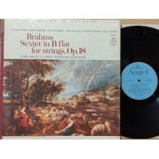BRAHMS SEXTET IN B FLAT FOR STRINGS OP. 18 - 1°st USA