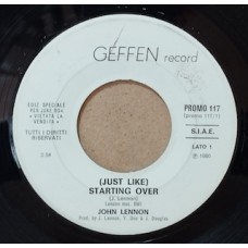 (JUST LIKE) STARTING OVER - 7" ITALY