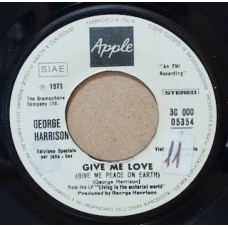 GIVE ME LOVE (GIVE ME PEACE ON EARTH) - 7" ITALY