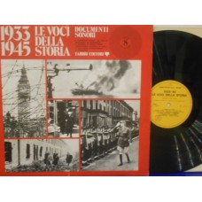 1933-1945 LE VOCI DELLA STORIA - DOCUMENTI SONORI 8 - LP ITALY