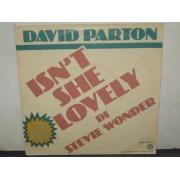 ISN'T SHE LOVELY / LOVE AND PEACE OF MIND - 7" ITALIA